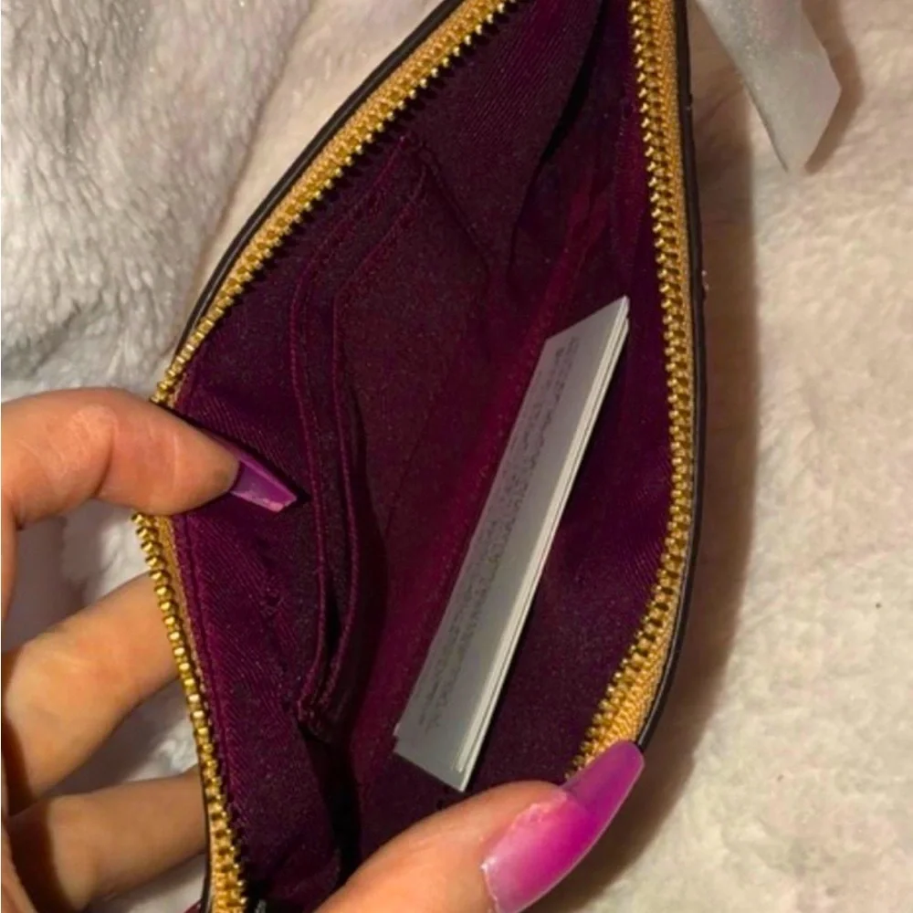 Coach Signature Wave Patchwork Wristlet